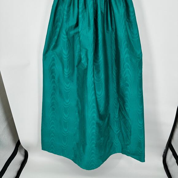 Sachin + Babi Kenzia Plunge Full Length Embellished Moire Taffeta Gown 10 - Picture 9 of 11